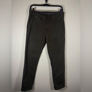 Coveri Tailored Green Men’s Chinos 30x29 Cotton Stretch Slim Fit Italy